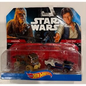 Hot Wheels Star Wars Chewbacca and Han Solo Character Cars 2-Pack DRY99 2014 New